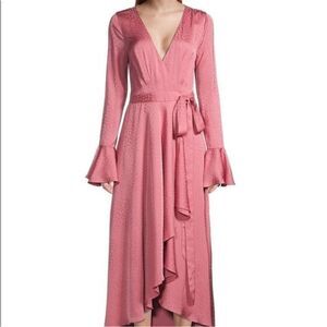 Fame and Partners The Maude Wrap Dress Womens Size 4